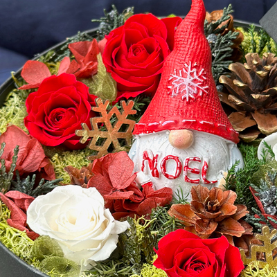 プリザーブドフラワークリスマスの世界'24